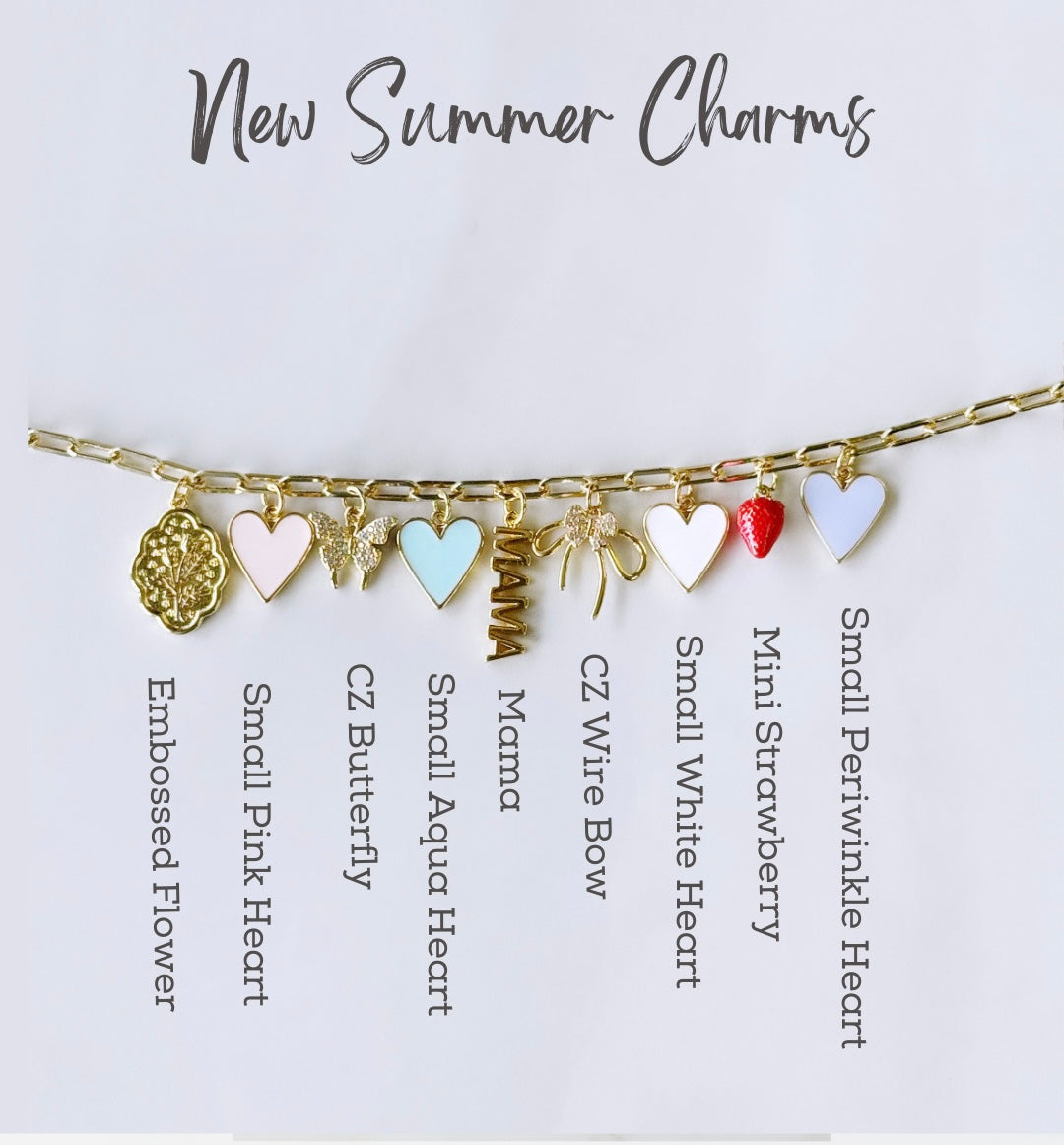 DIY Charm Necklace | Paperclip Chain