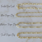 DIY Charm Necklace Paper Clip Chain Options