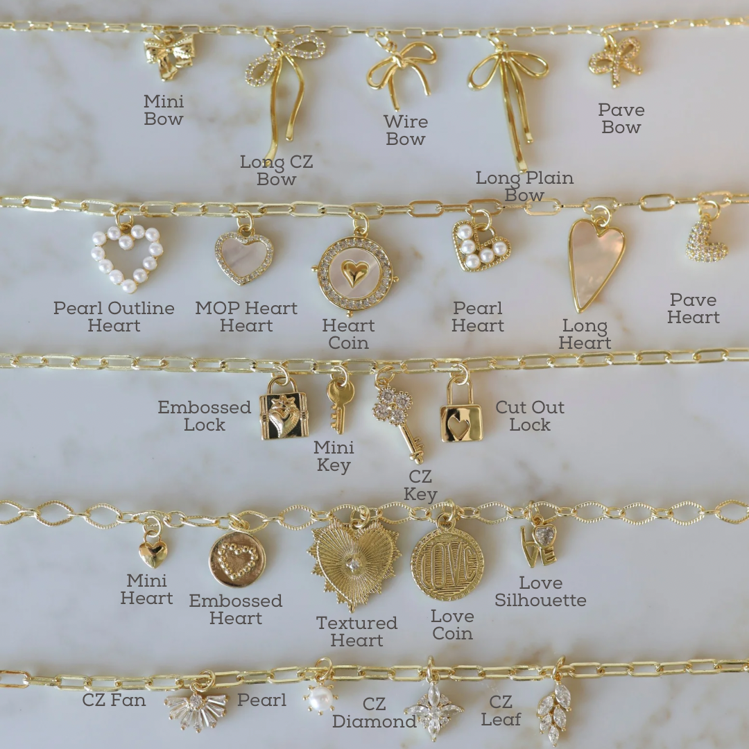 DIY Charm Necklace Charm Options