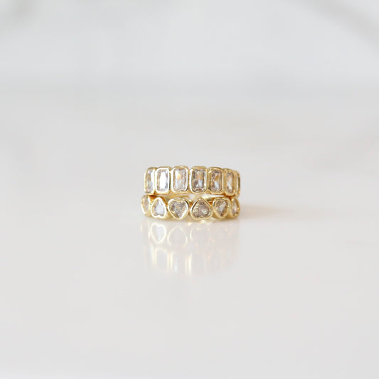 Bezel Stacking Ring | Cubic Zirconia