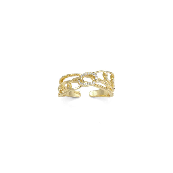 Chain Link Ring | CZ