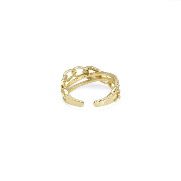 Chain Link Ring | CZ