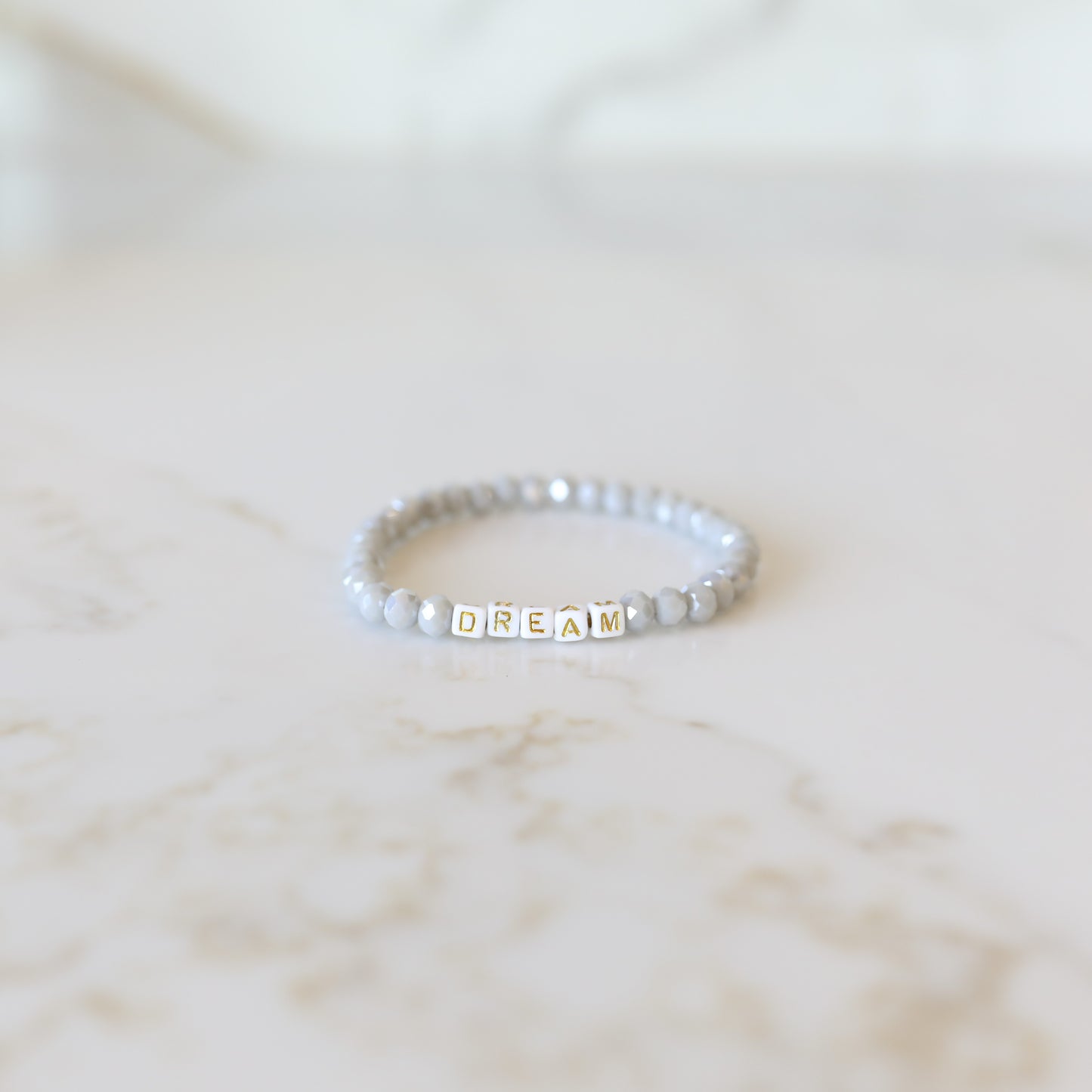 Intuition Stack Crystal Bead Bracelet