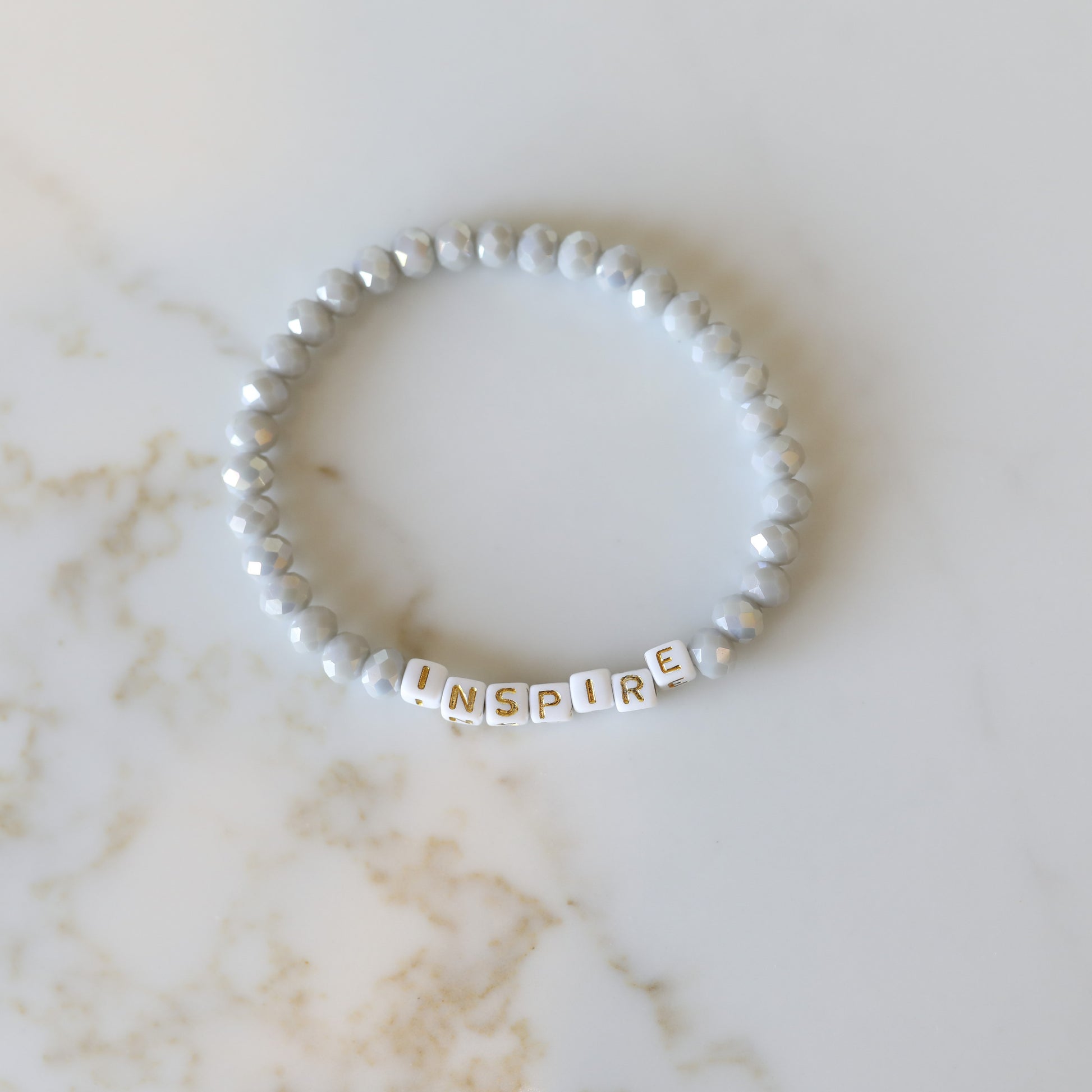 Intuition Stack Crystal Bead Bracelet