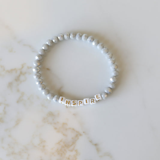 Intuition Stack Crystal Bead Bracelet