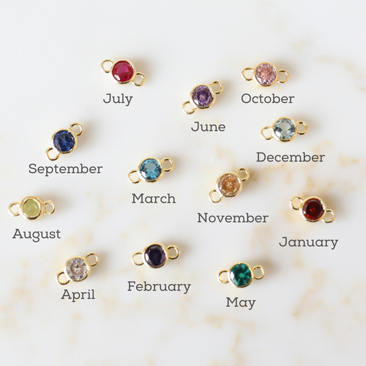 Mini Birthstone Drop Necklace