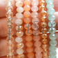 Pastel Personalized Crystal Stack Bracelets