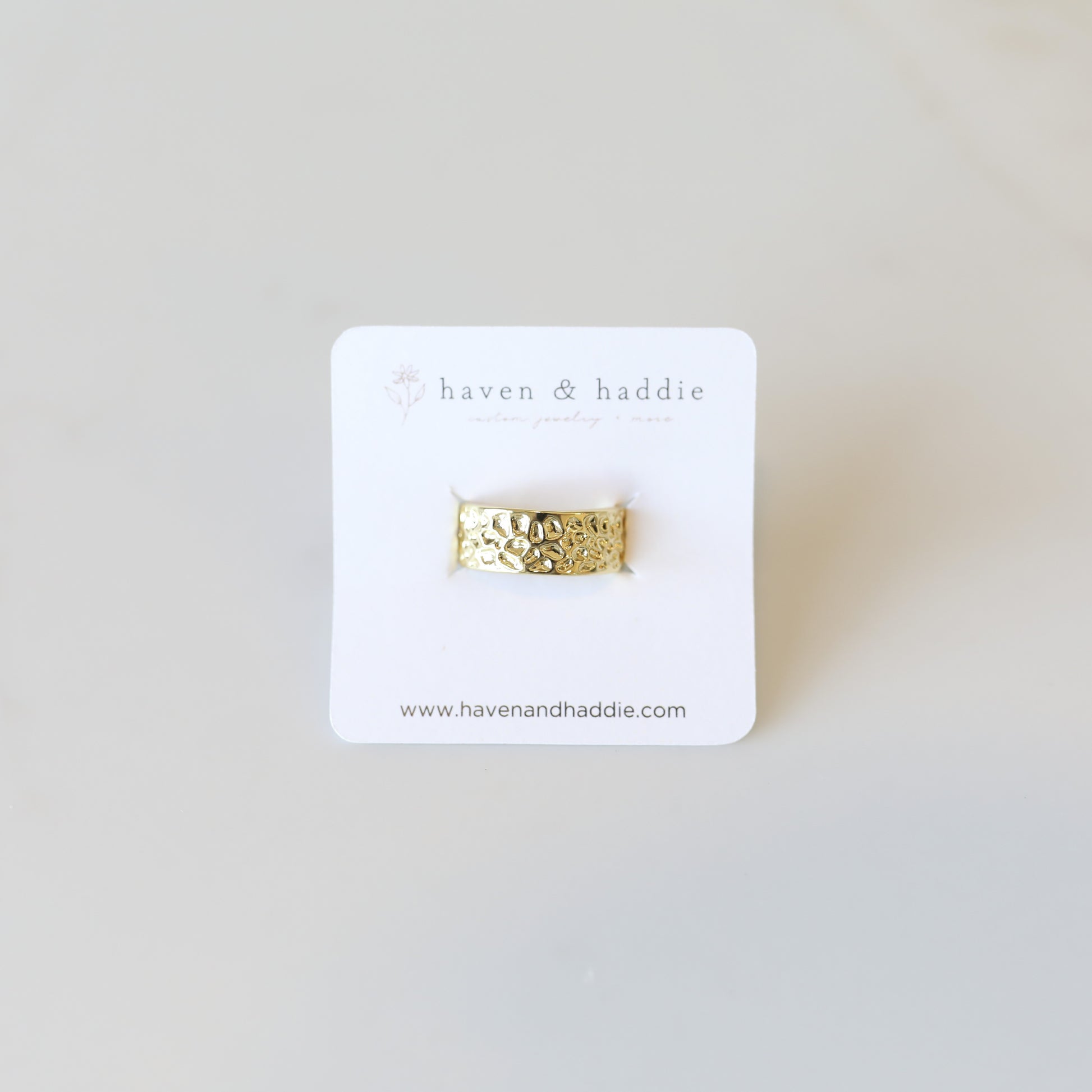 Gold Statement Stacking Rings