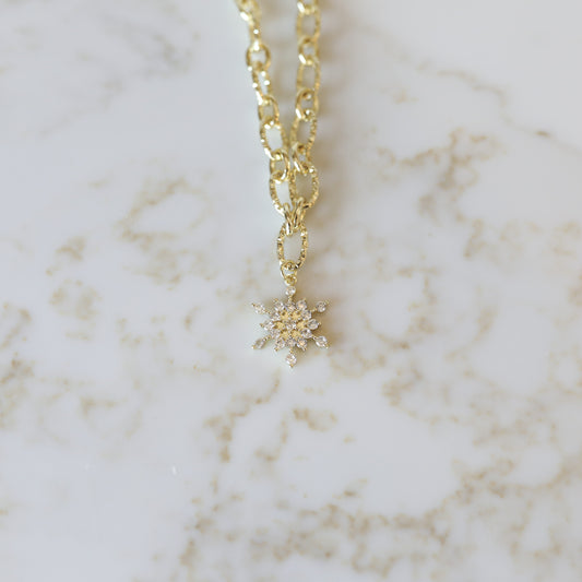 Snowflake Charm Necklace