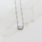 Meaningful Gemstone Necklace in Opalite available with a Gold or Silver chain