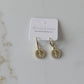 Cubic Zirconia Faith Hoop Earrings