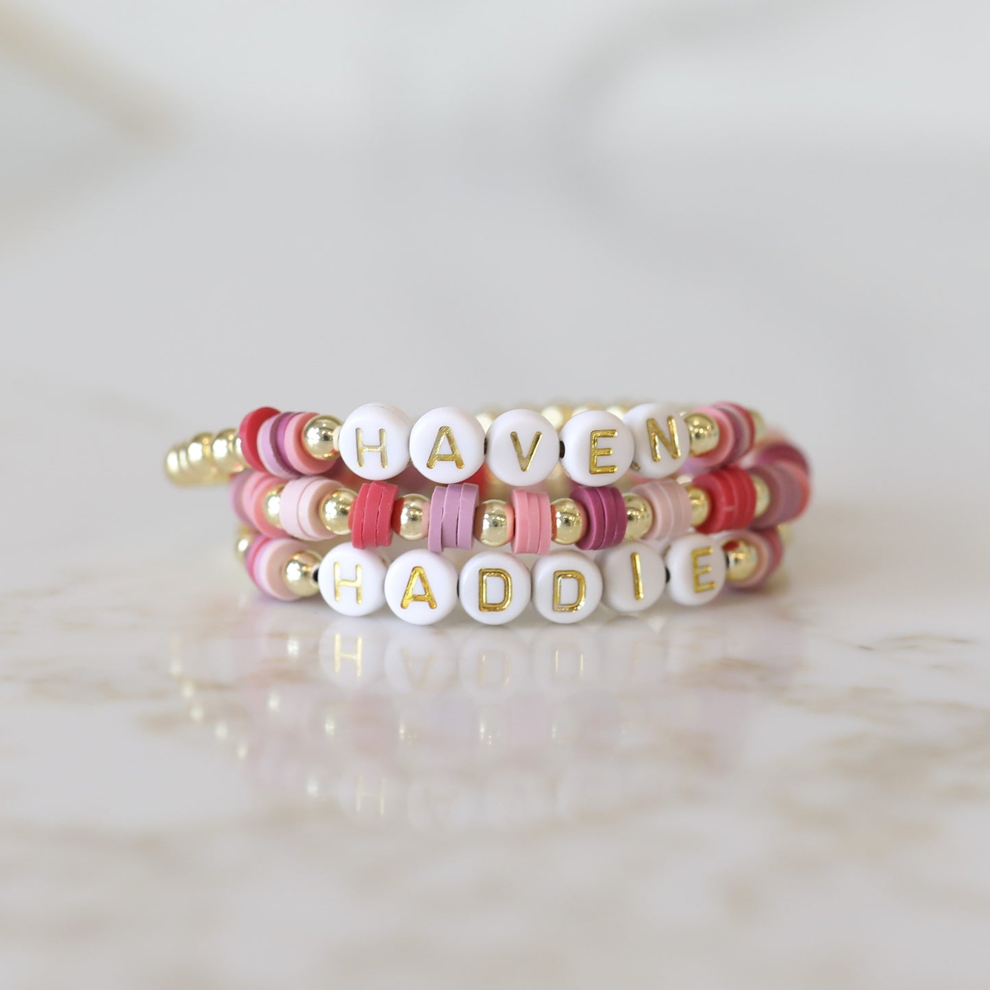 Golden Hour Stack Bracelets | Valentine Edition
