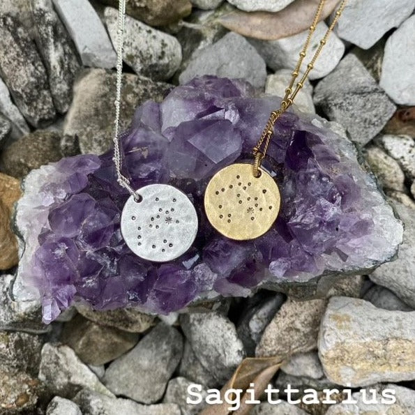 Zodiac Constellation Necklace - Sagittarius