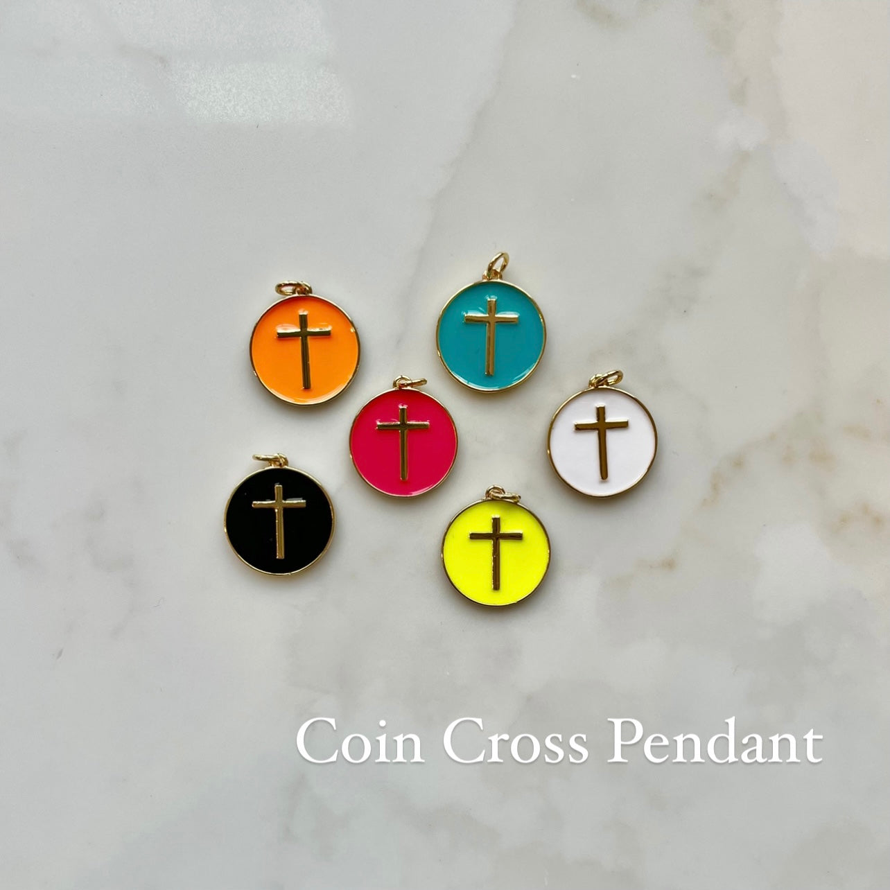 Coin Cross Pendant for the Necklace Kit