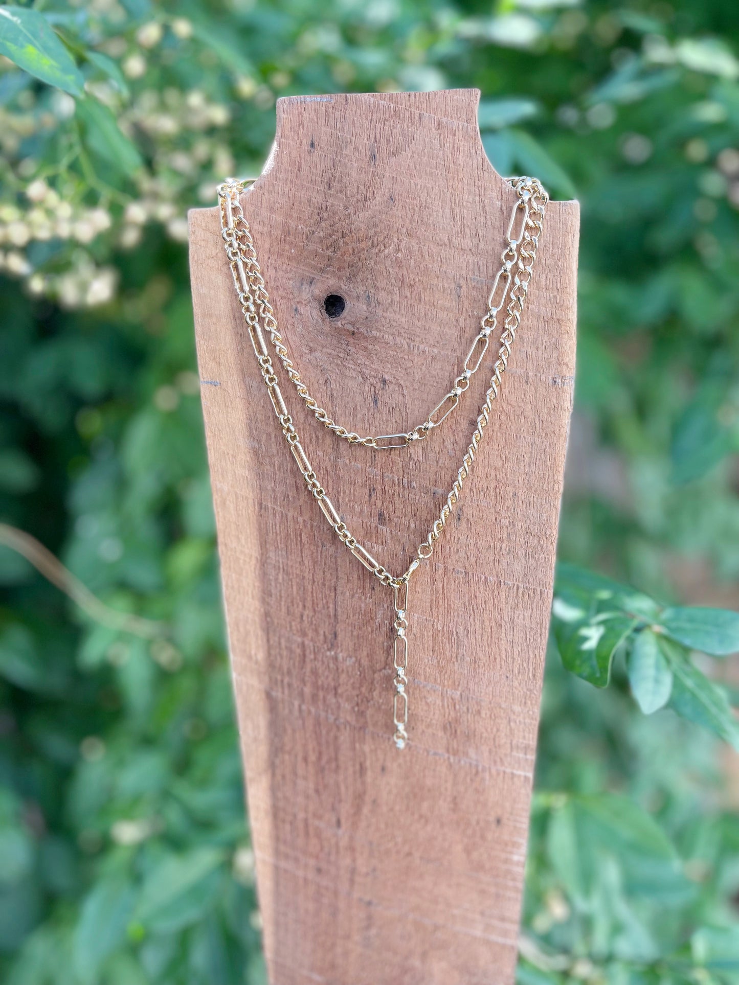 Mixed Chain Layering Necklace - Styled Two Ways