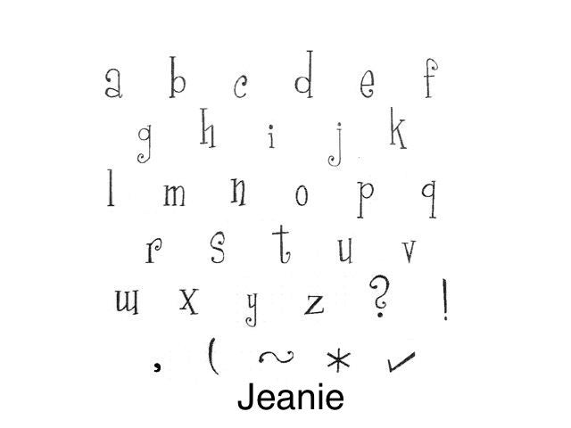 Personalized Horizontal Bar Necklace Jeanie Font