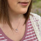 Pave Crystal Inner Circle Necklace