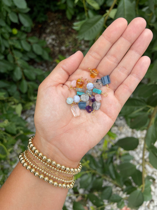 Additional Gemstone | Interchangeable Hoop Earrings