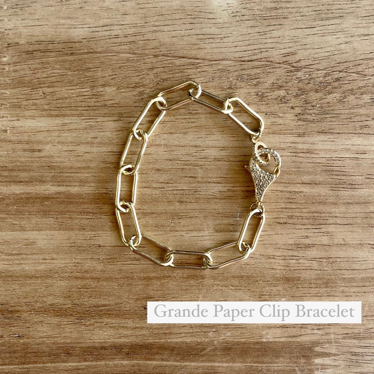 Grande Paper Clip Bracelet