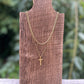 Rustic Cross Necklace - Layering Necklace