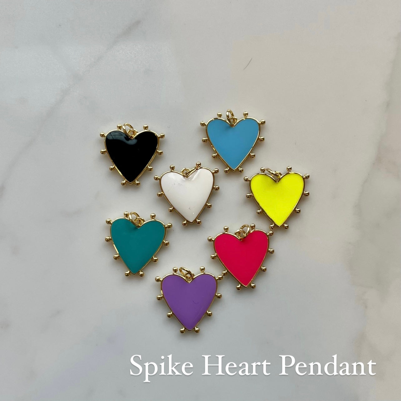 Spike Heart Pendant for the Necklace Kit