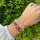 Bracelet Stack featuring the Raw Beauty Braceket with a Herkimur Diamond