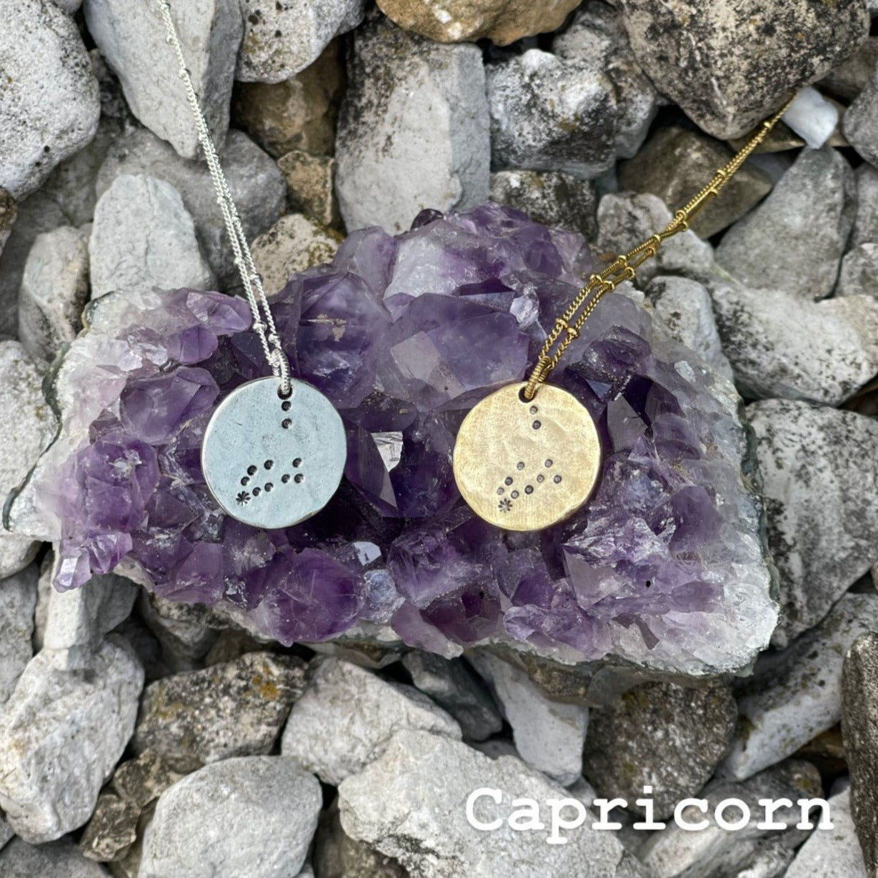 Zodiac Constellation Necklace - Capricorn