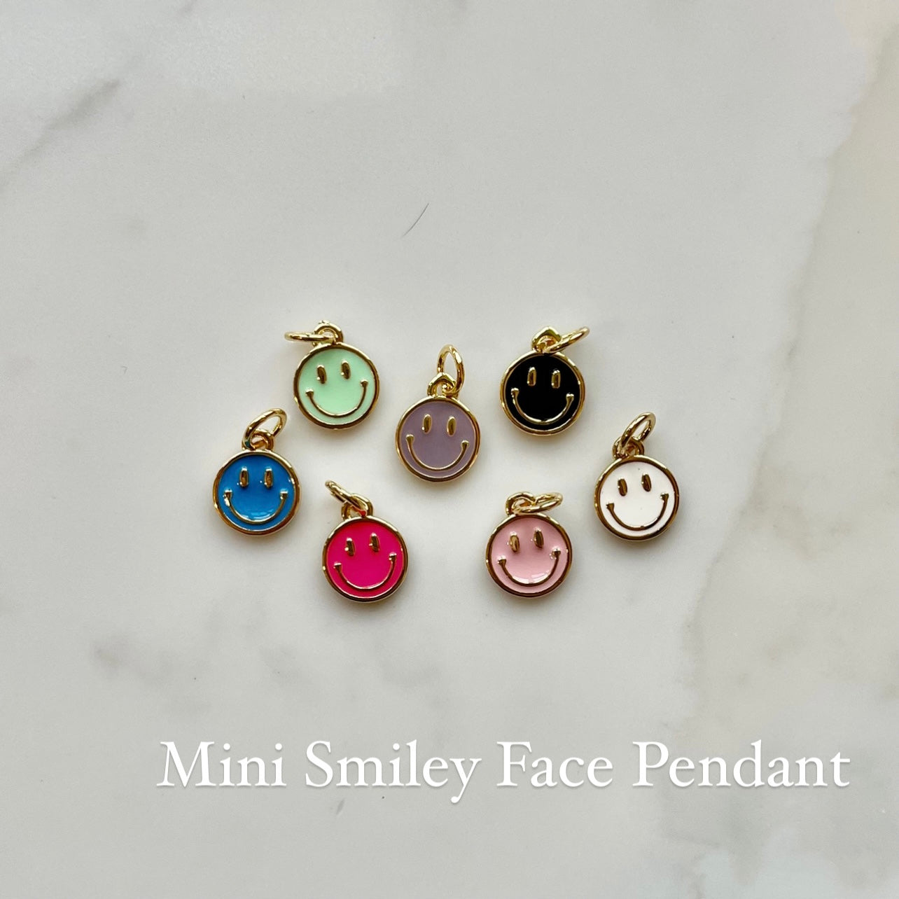 Mini Smiley Face Pendant for the Necklace Kit