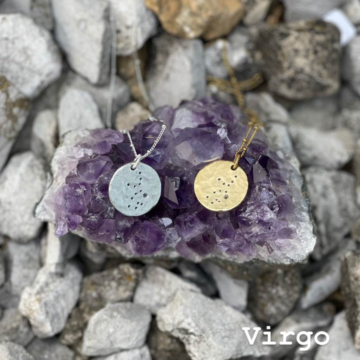 Zodiac Constellation Necklace - Virgo