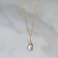 Good Luck Necklace with Blush Fresh Water Pearl