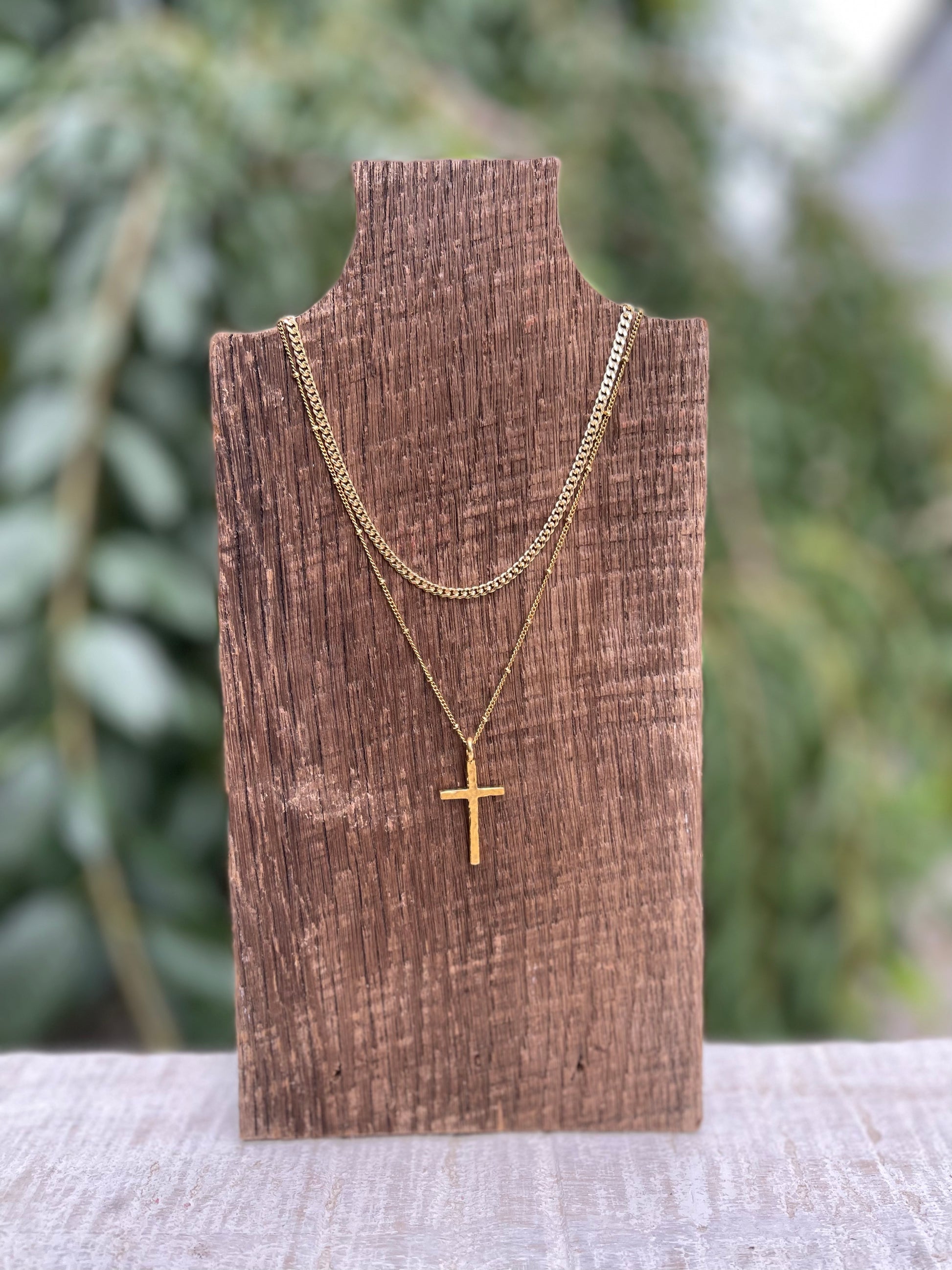 Faith Cross Layering Necklace