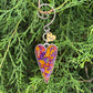 Memory Flower Heart Ornament with stamped Heart Charm