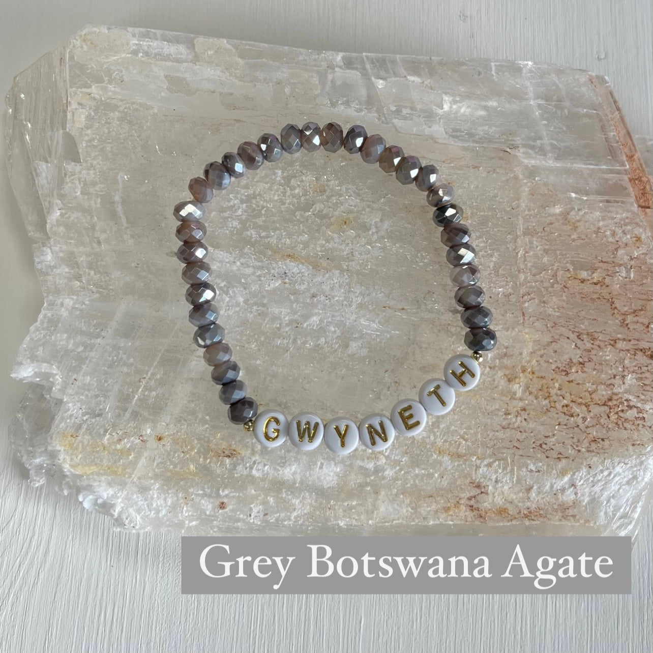 The Remix Mama Stack - Grey Botswana Agate